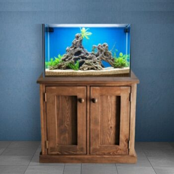 Dark wood aquarium cabinet bespoke handmade in Somerset UK in natural wood and braced strong to hold a heavy fish tank -edited_2
