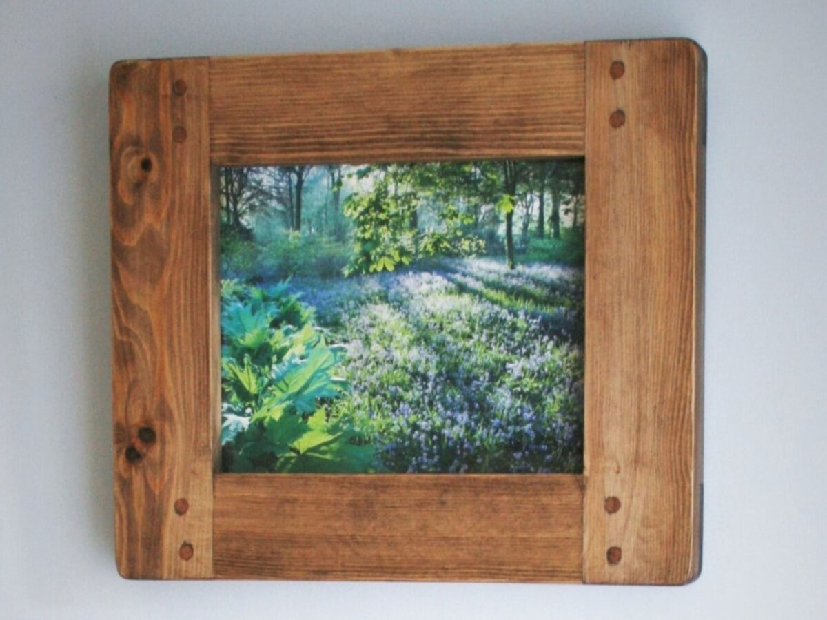 Rustic Wooden Picture Photo Frame for A4 size