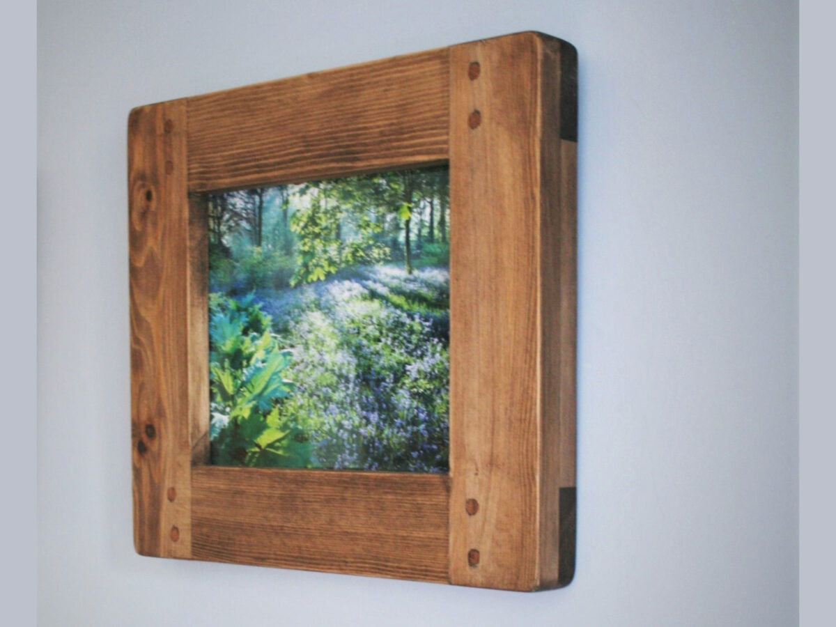 Rustic Wooden Picture Photo Frame for A4 size