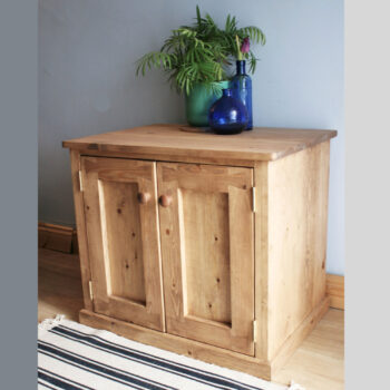 Wooden sideboard cabinet and chunky rustic tv stand