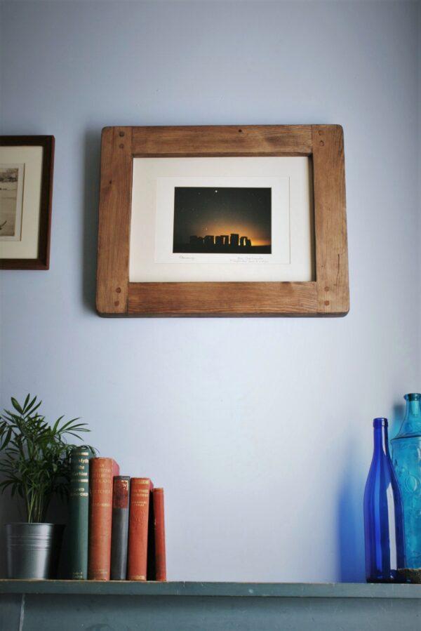 Large A3 picture frame in natural wood