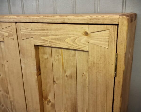 Rustic bathroom cabinet, country spa, traditional dovetail cupboard from Somerset UK