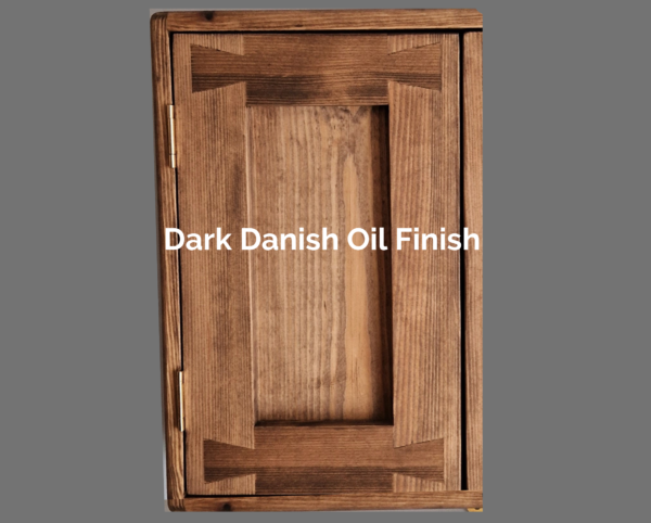 kitchen wall cabinet 50H x 30W x 14D cm rustic dark option