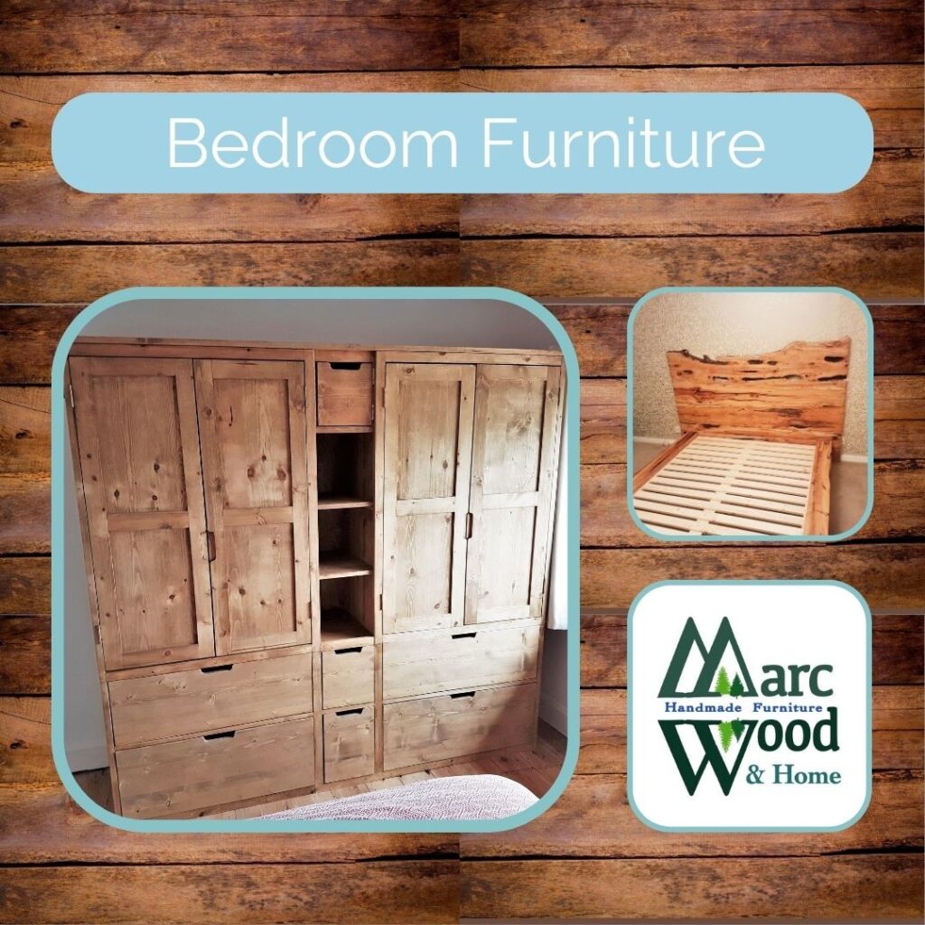 Customer Photos of our rustic handmade bedroom furniture from Somerset UK