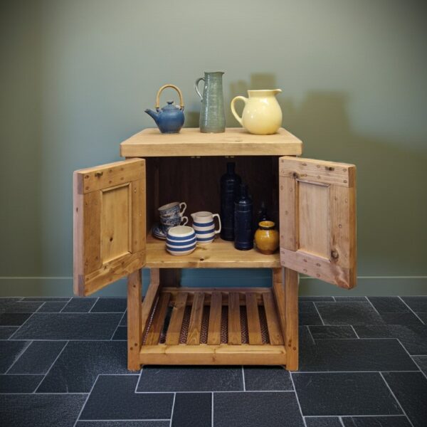 Rustic kitchen island cabinet - 60 cm wide x 45 cm deep x 90 cm high - Image 4
